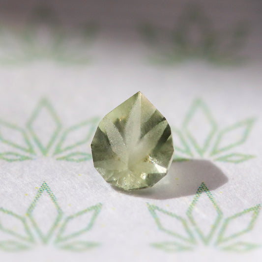 Key Lime Pie (Light Green Umba Sapphire .38 ct)